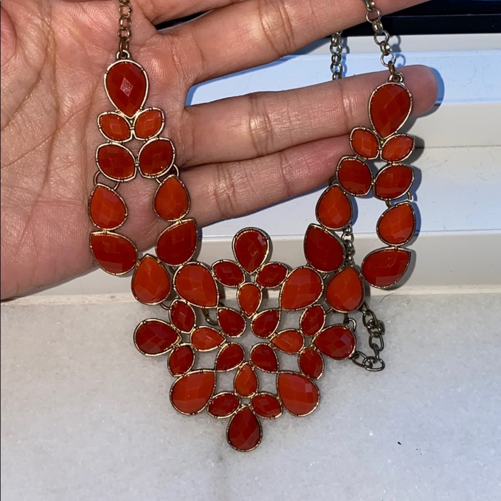 Francesca’s orange necklace